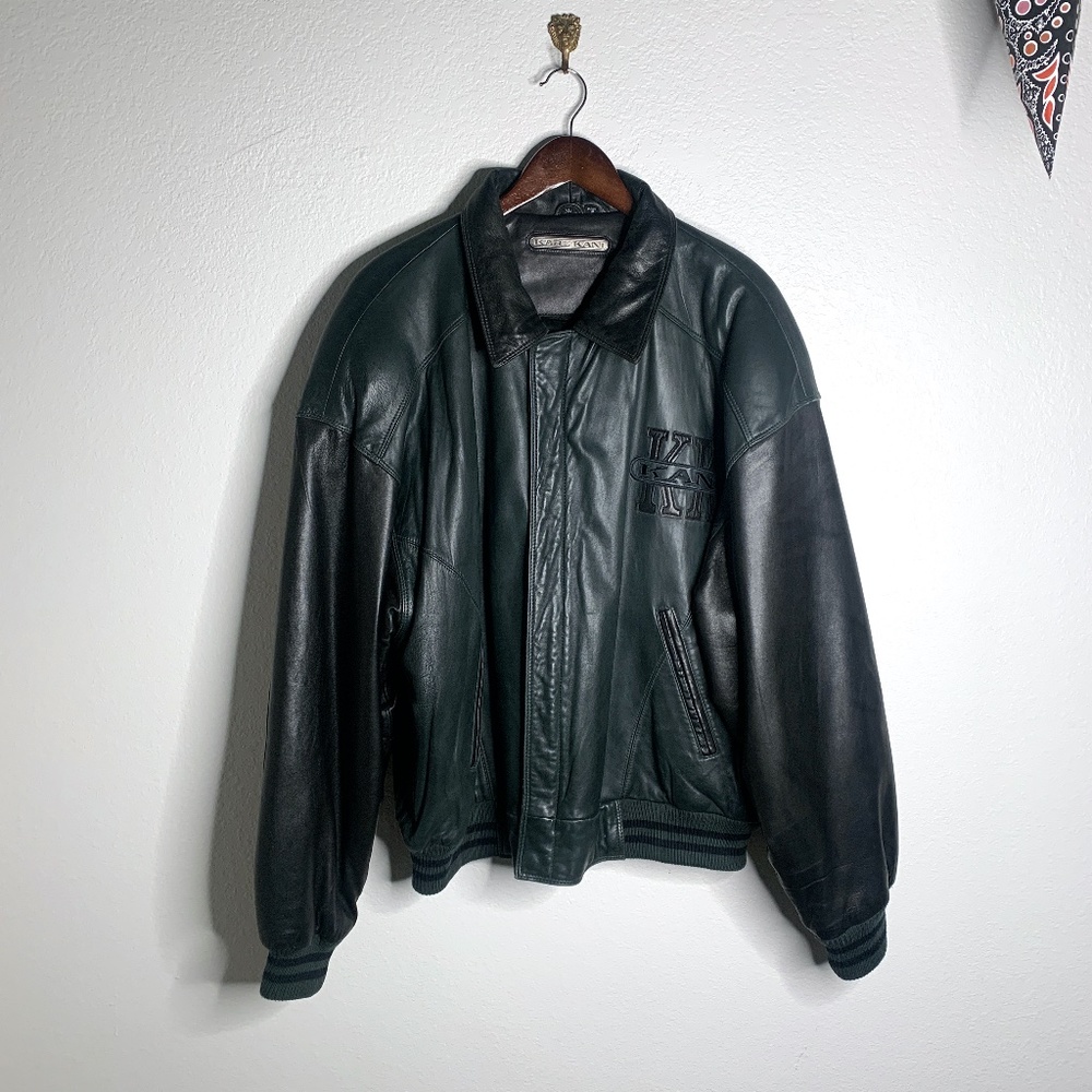 RARE Vintage Karl Kani Leather Early 90's Jacket
